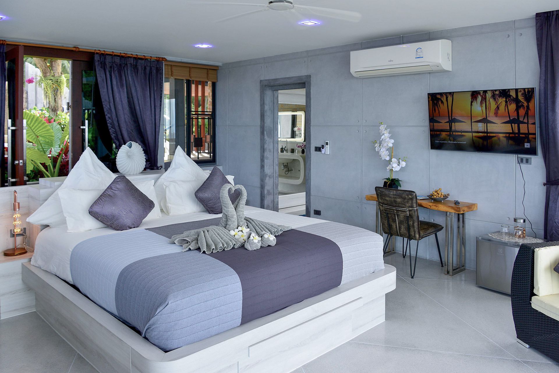 Paradise Villa Elysium — Master Suite with panoramic sea view