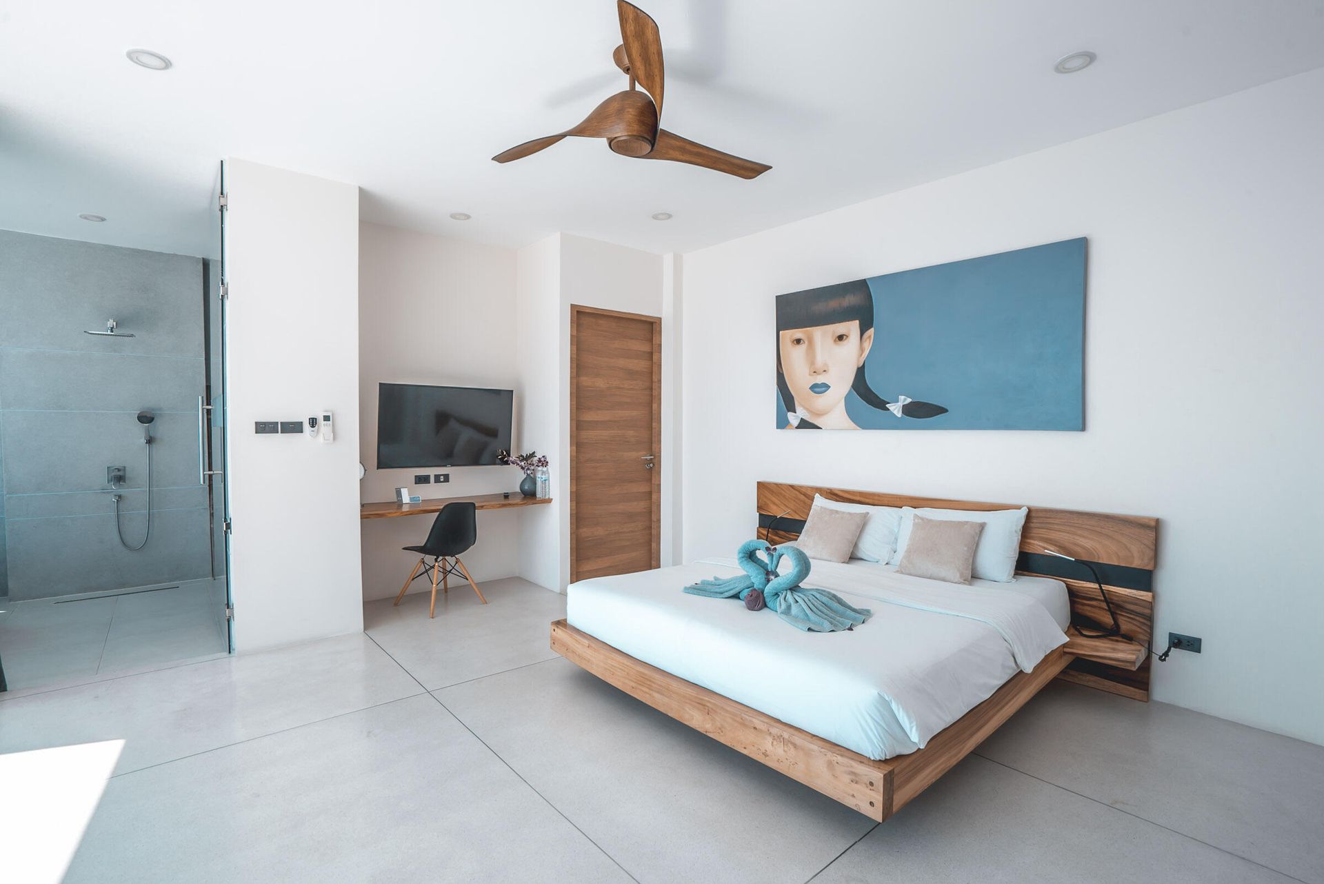 Sky Dream Villa — Master Suite with panoramic sea view