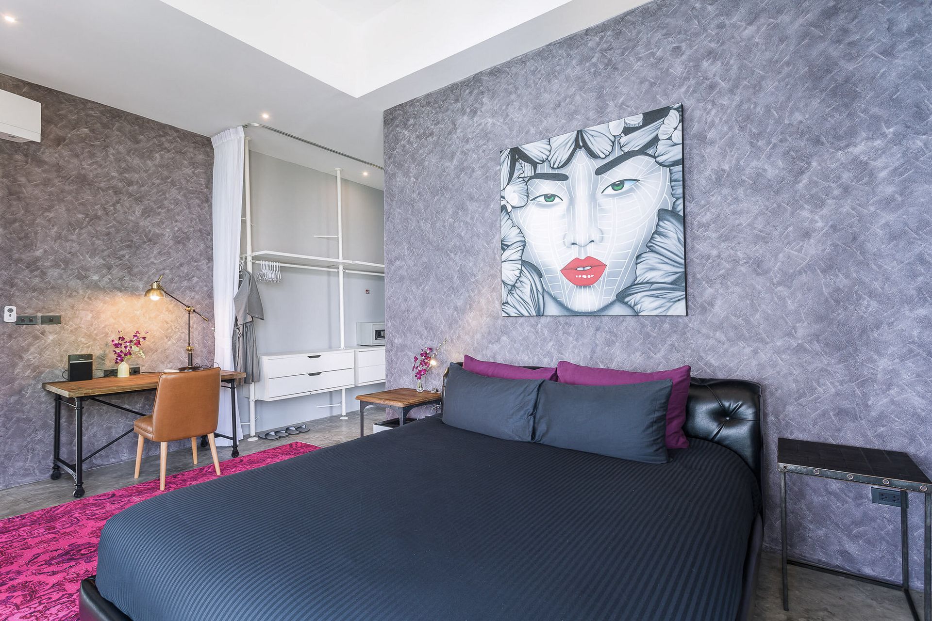 Sky Dream Villa — En-suite bathroom with eggshell bathtub