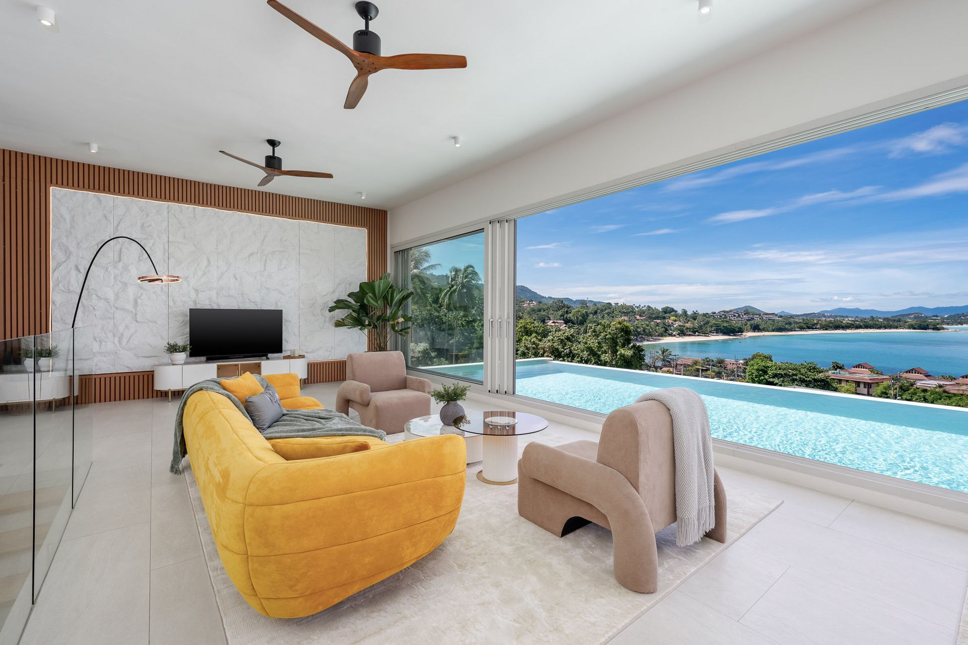 Villa Orise — Villa Orise — infinity pool with panoramic sea view — Chaweng Noi, Koh Samui