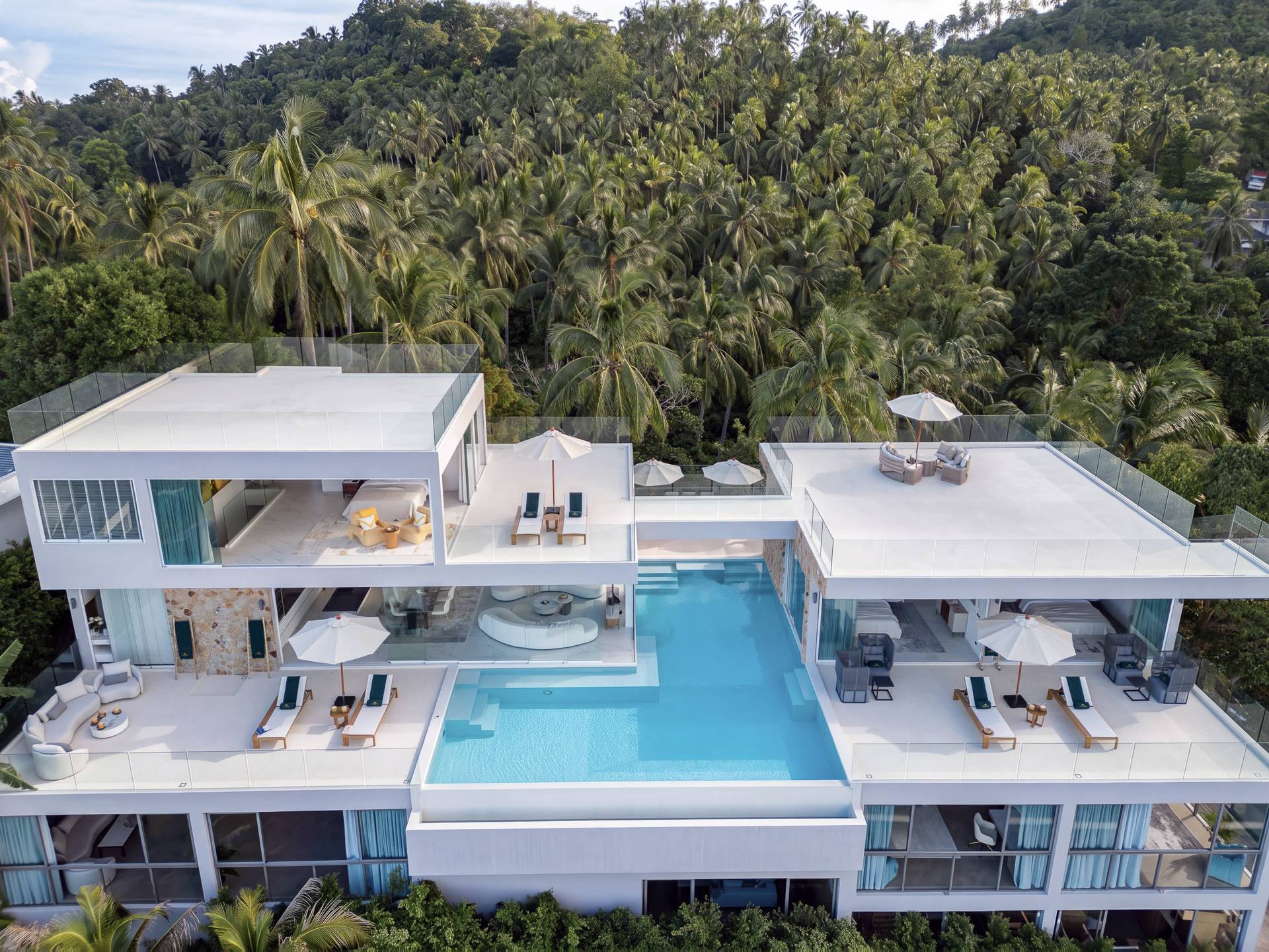Villa Osho — Villa Osho — hillside sanctuary with infinity pool and sea view — Chaweng Noi, Koh Samui